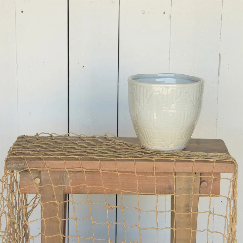 Lucie Cachepot - Lrg - Ice Blue