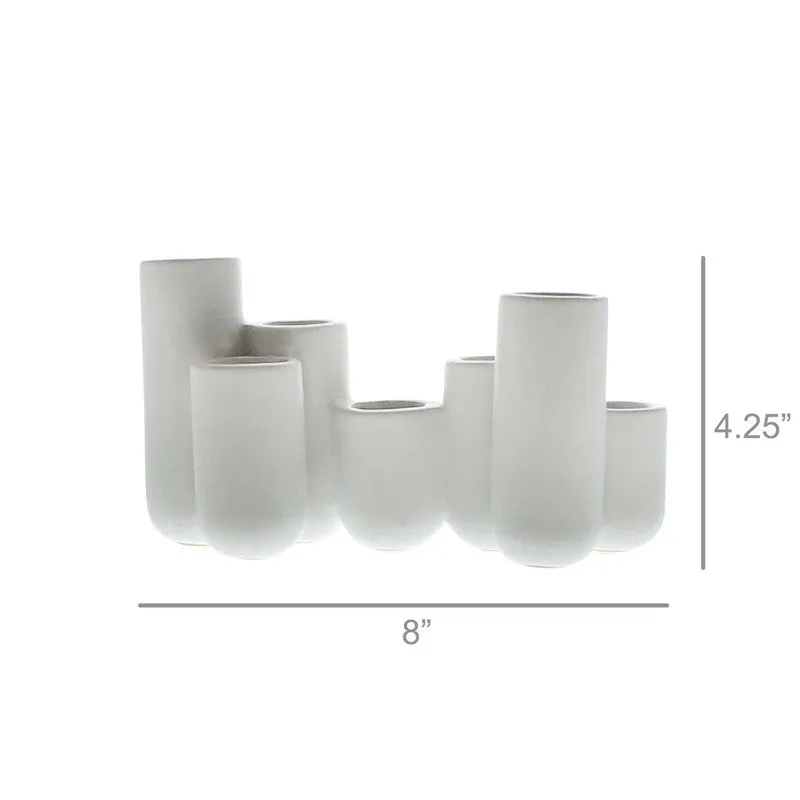 Luna Ceramic Bud Vase Cluster