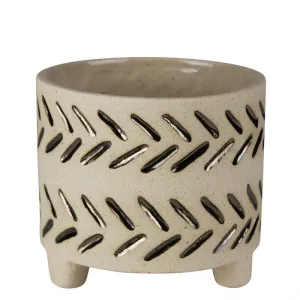 Luther Cachepot, Stoneware - Sm Vase,Ceramic Vase