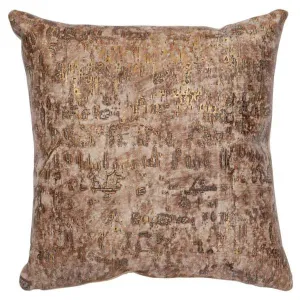 Luxurious Driftwood Leather Pillow with Elegant Gold Accents luxury bedding, duvet cover