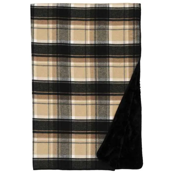 Luxurious Premier Trapper Plaid Throw Blanket - Cozy & Stylish luxury bedding, duvet cover