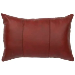 Luxurious Red Leather Throw Pillow - Stylish Home Accent Decor storage cart, utility cart