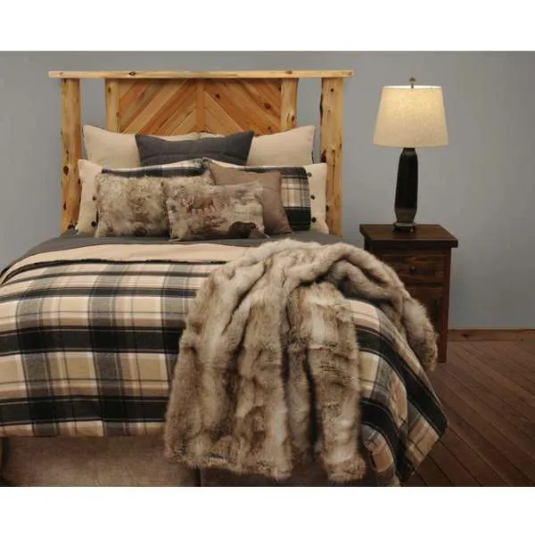 Luxurious Wool Blend Trapper Plaid Bedding Set for Rustic Elegance bedding set, comforter set