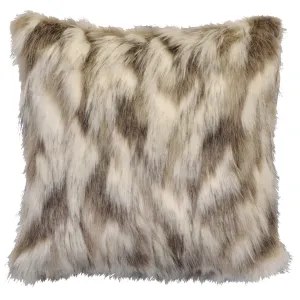Luxury Faux Tibetan Fox Fur Throw Pillow storage cart, utility cart