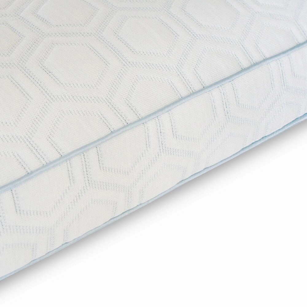 Luxury Gel-Infused Memory Foam King Gusseted Bed Pillow