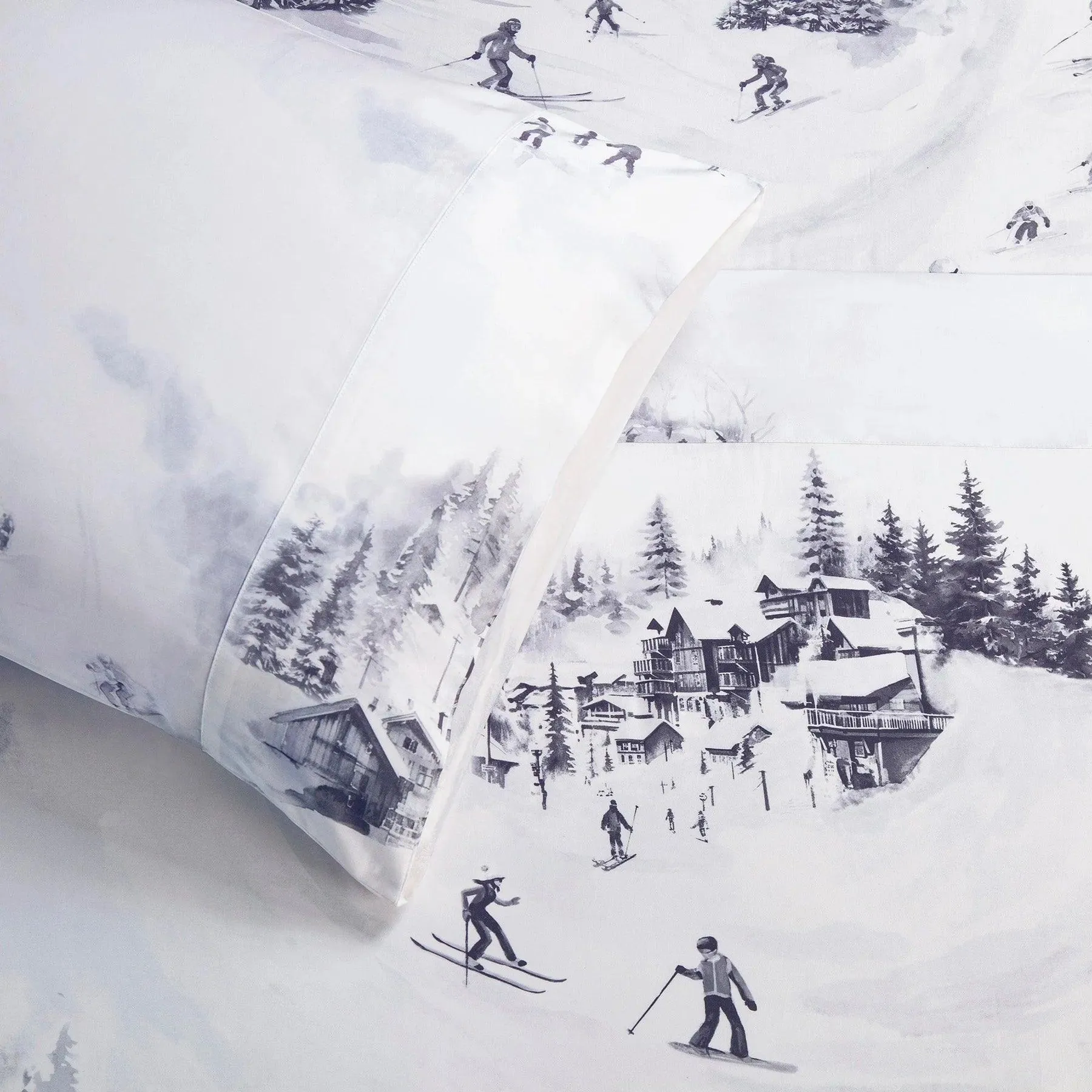 Lyocell Ski Resort Theme Sheet Sets