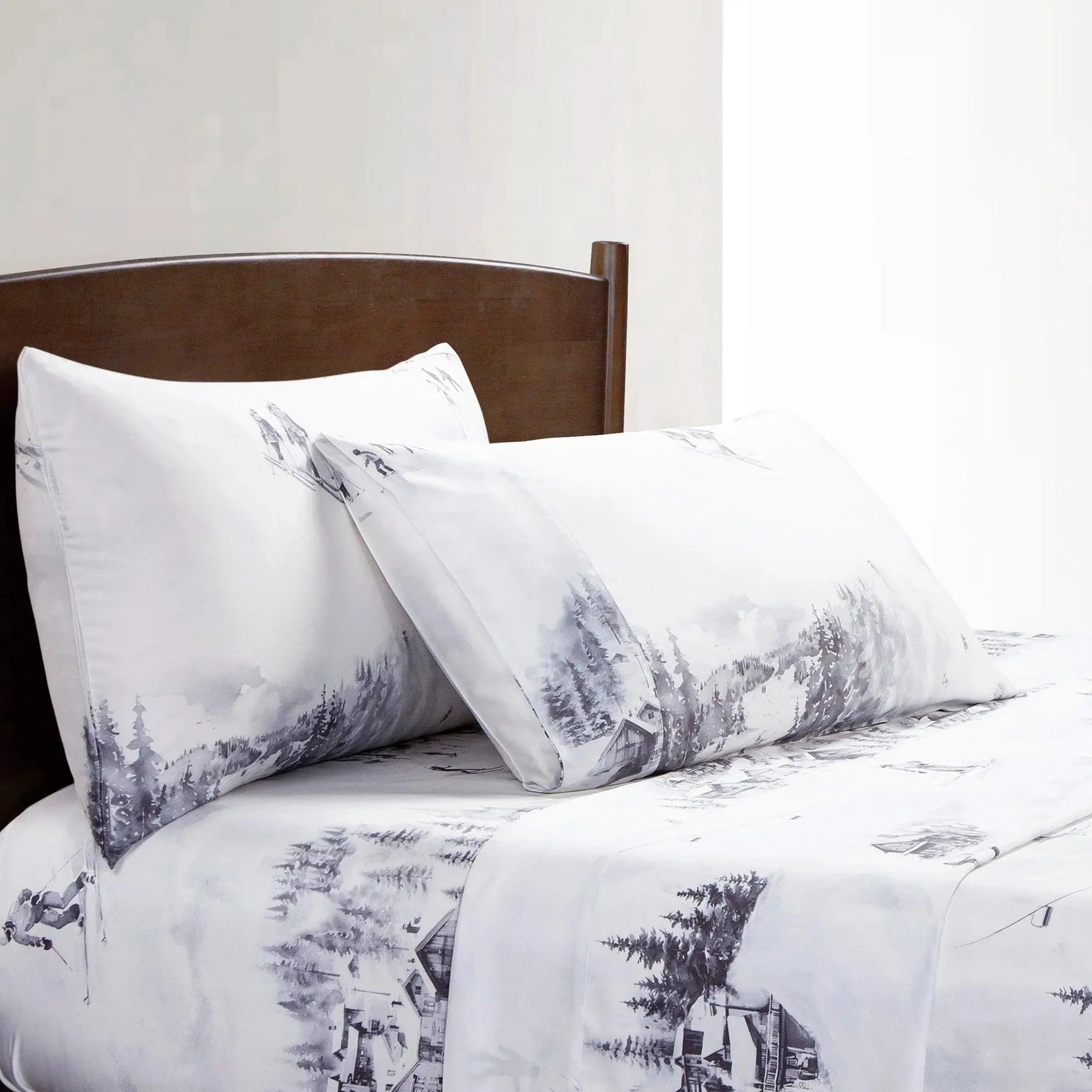 Lyocell Ski Resort Theme Sheet Sets luxury bedding, duvet cover