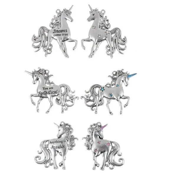 Magical Unicorn Token Charm Decorative Mirror,Home Decor Mirror