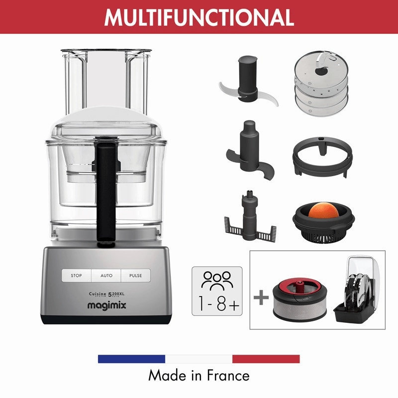 Magimix 5200XL Premium Food Processor In Satin