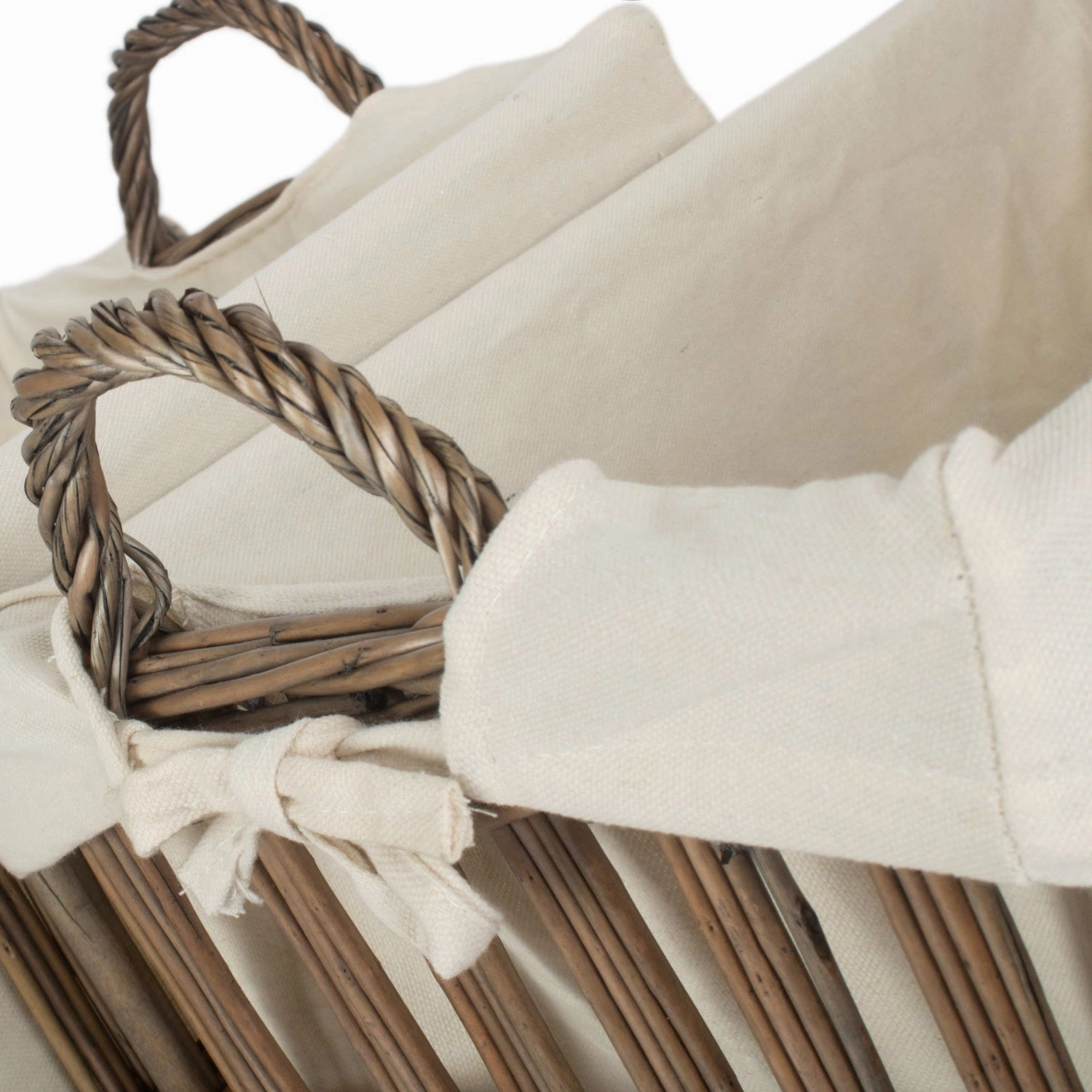 Malm Openwork Laundry Storage Basket Set 2