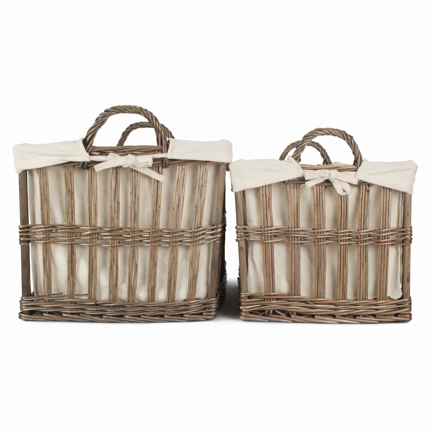 Malm Openwork Laundry Storage Basket Set 2