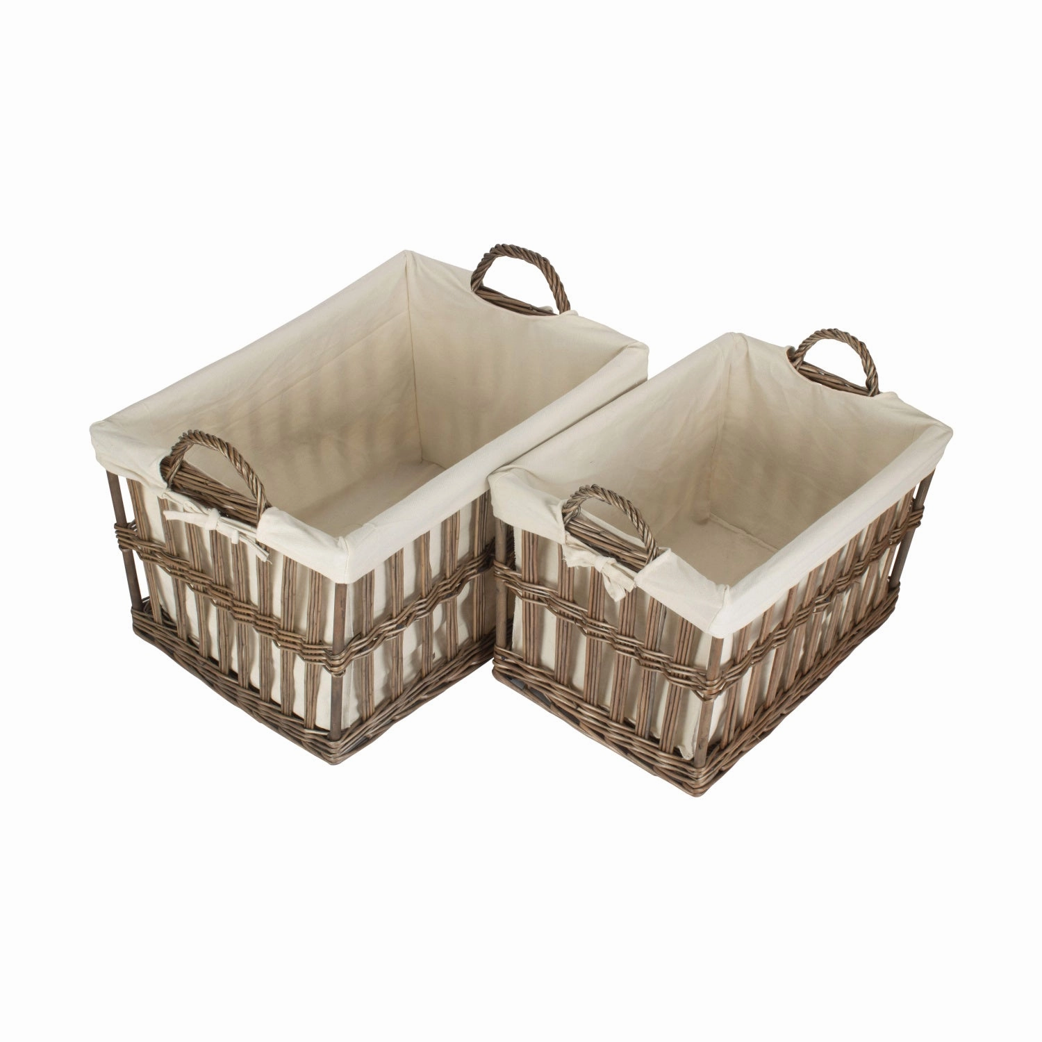 Malm Openwork Laundry Storage Basket Set 2