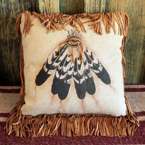 Many Feathers Throw Pillow storage cart, utility cart