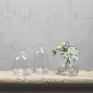 Marbella Vase Trio, Glass Vase,Ceramic Vase