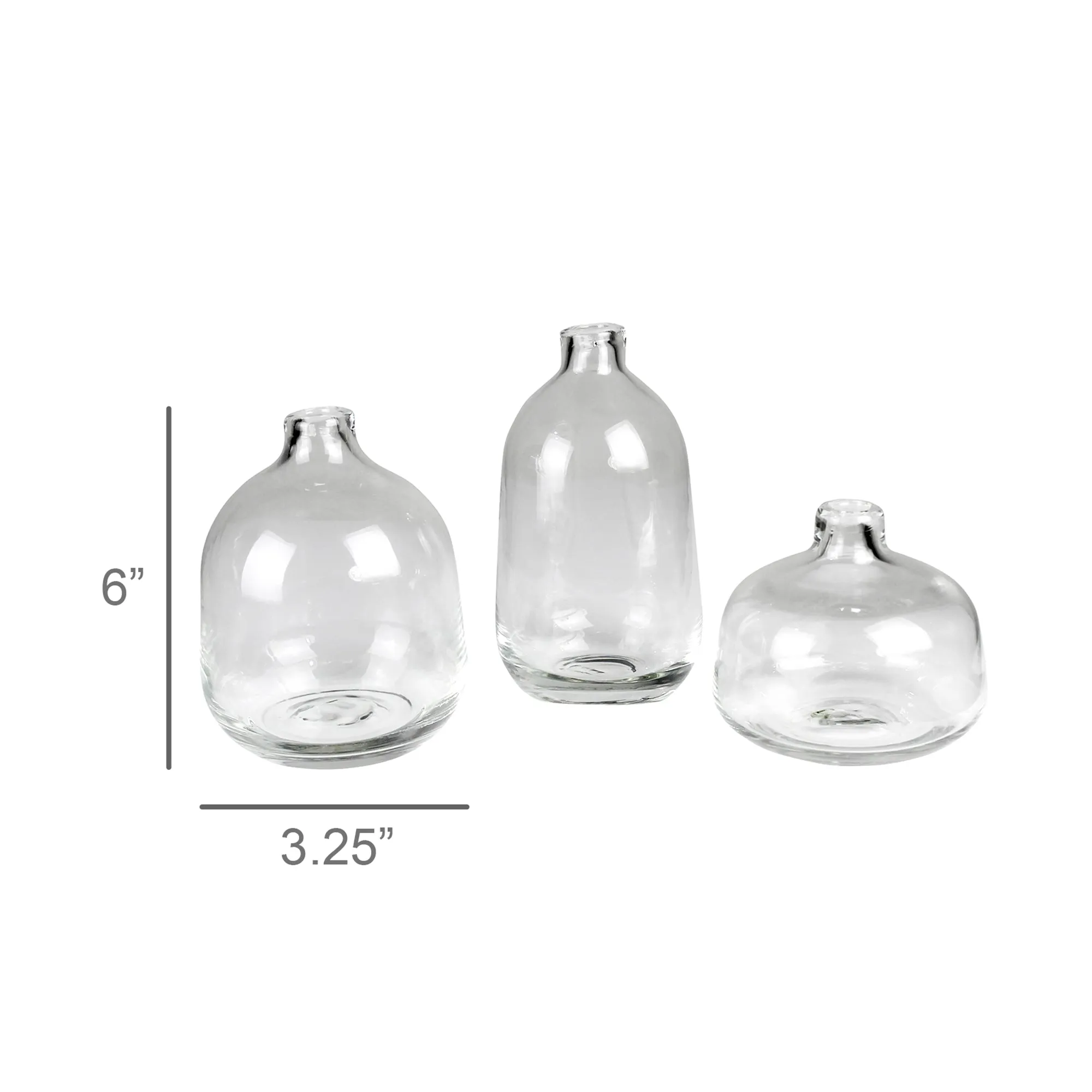 Marbella Vase Trio, Glass