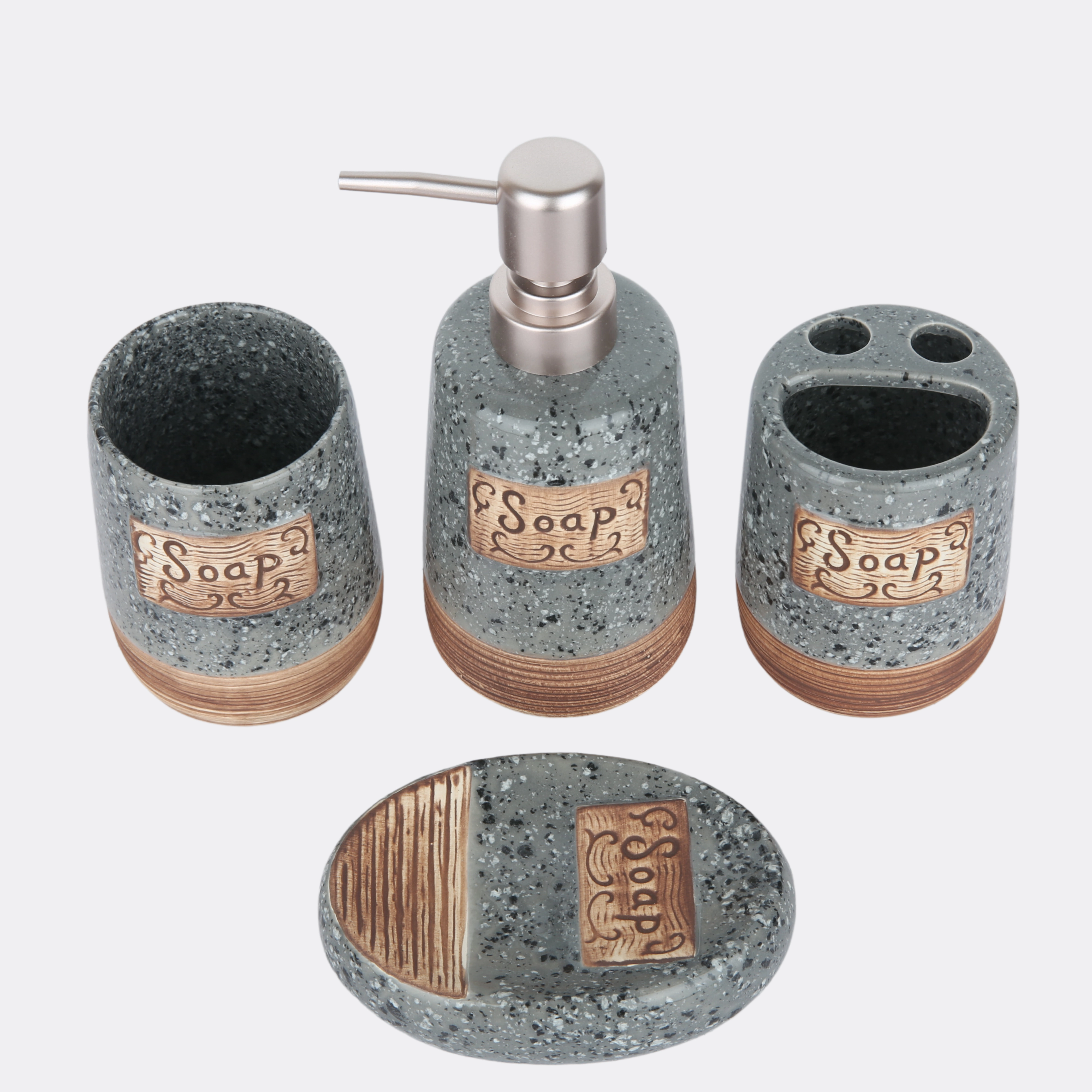Marble Design Distinct Bath Set