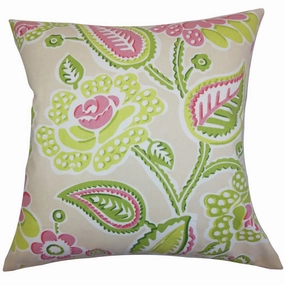 Mare Floral Euro Sham Green pillowcases,cotton pillow covers,bed linen