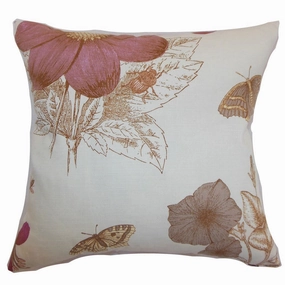 Mareeba Floral Euro Sham Lavender pillowcases,cotton pillow covers,bed linen