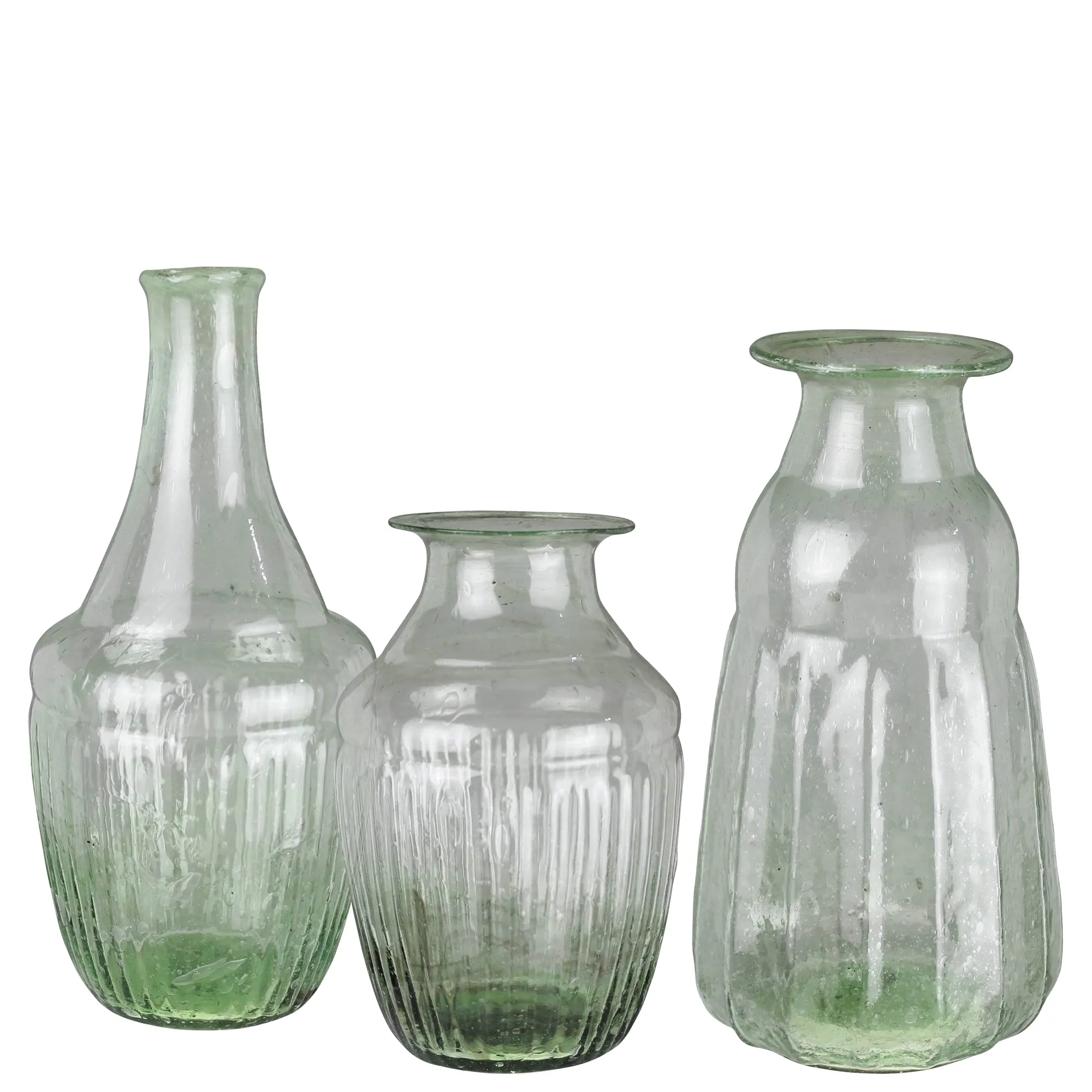 Matcha Pepper Glass Vases, Set of 3 Vase,Ceramic Vase