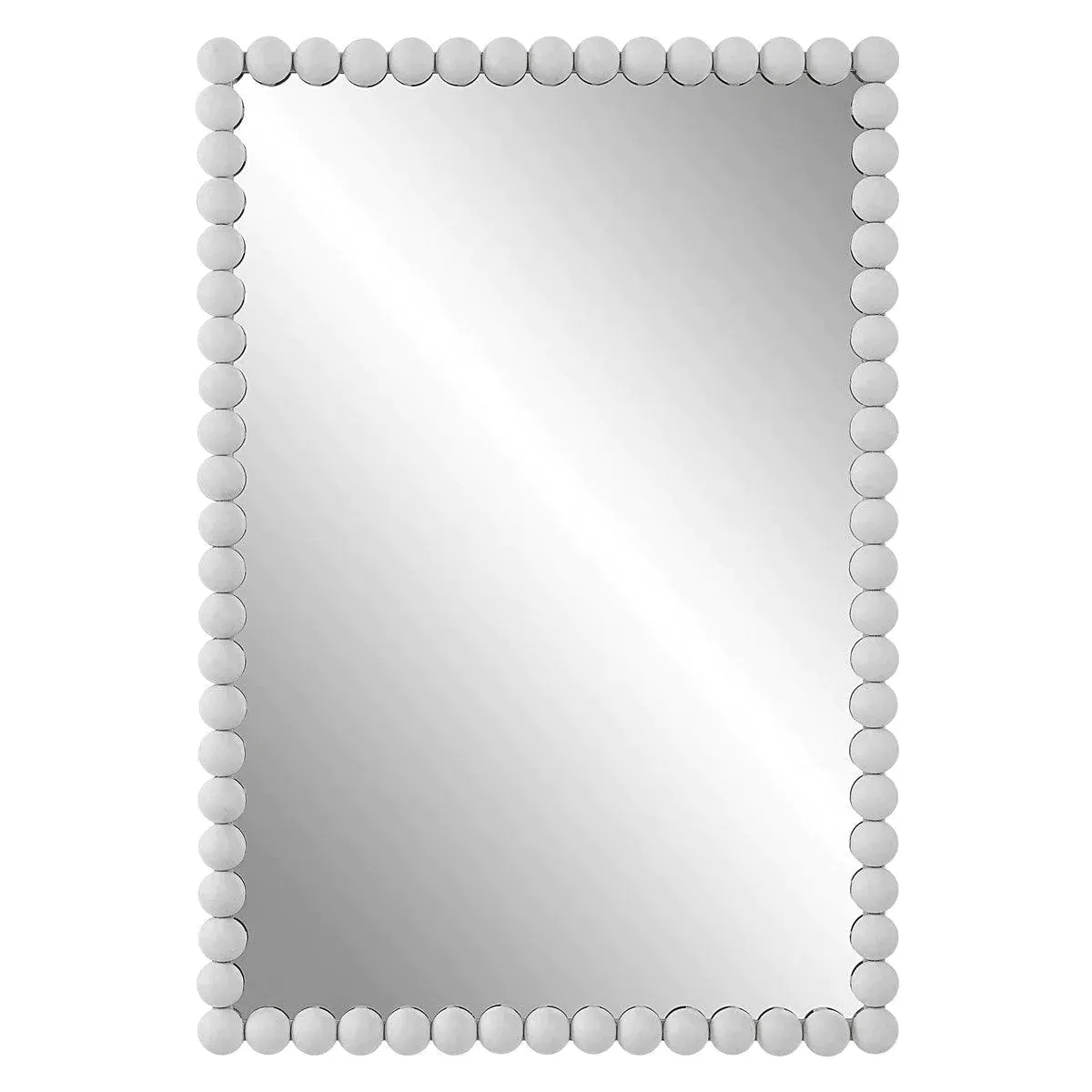 Matte White Beaded Framed Wall Mirror Cutting Board,Kitchen Board
