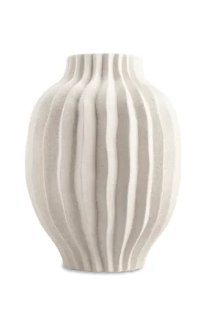 Matte White Textured Ceramic Vase | Liang & Eimil Fleuret I Vase,Glass Vase