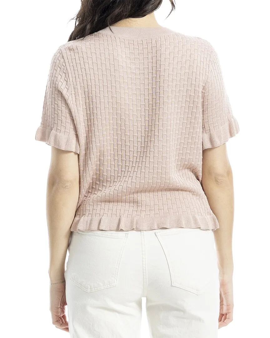 Max Studio Ruffle Hem Sweater