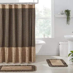 Mayzie Ruffled Shower Curtain Lighting,Lamps Fixtures