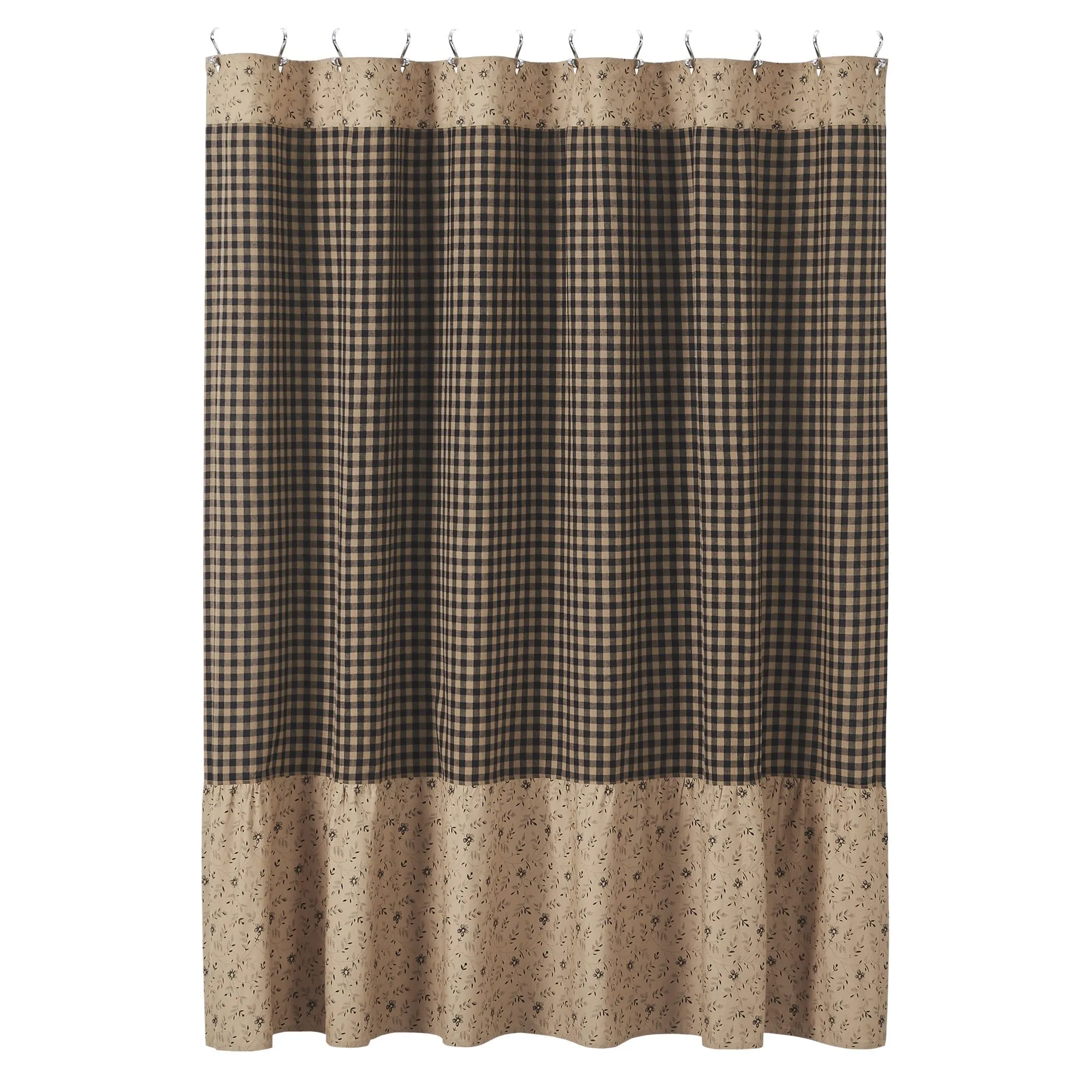 Mayzie Ruffled Shower Curtain