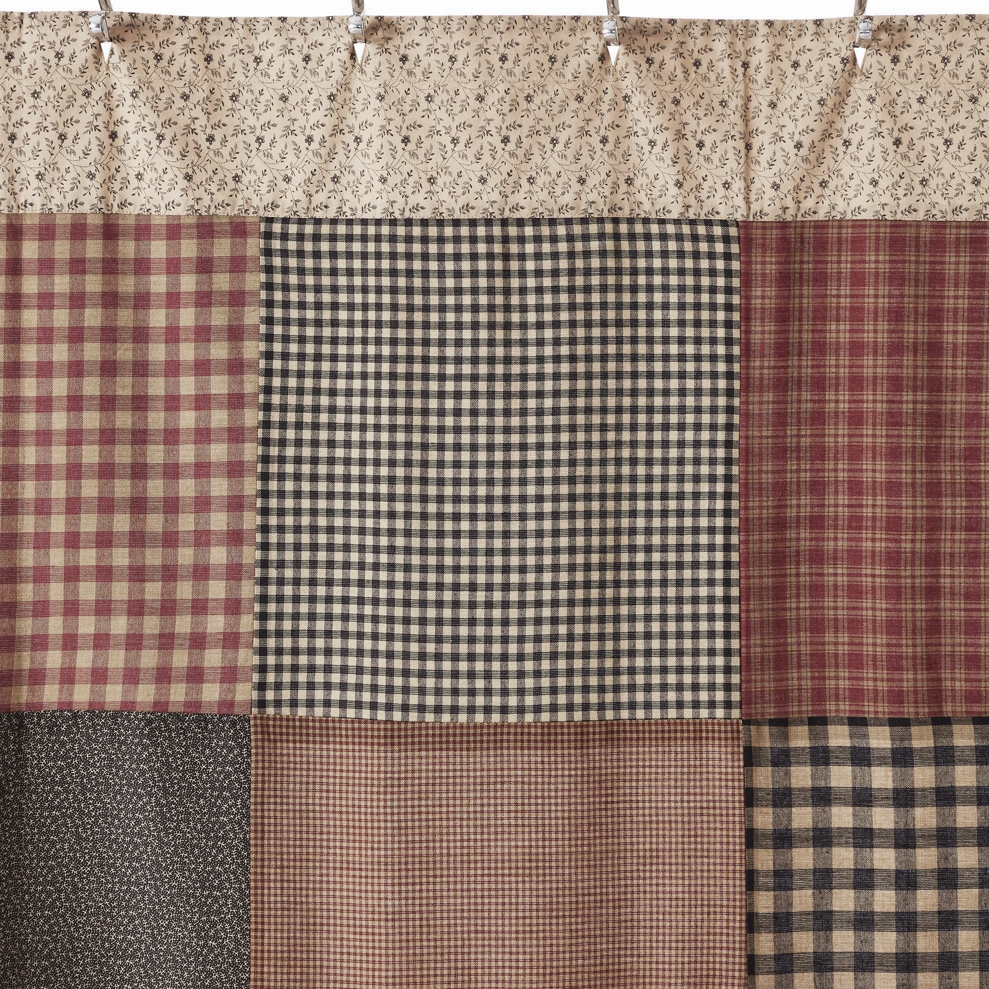 Mayzie Patchwork Shower Curtain