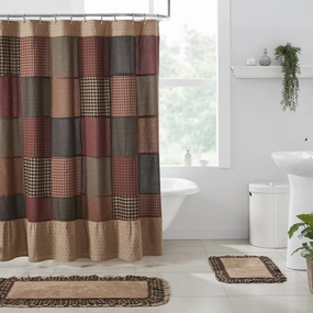 Mayzie Patchwork Shower Curtain Lighting,Lamps Fixtures