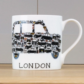 Mclaggan Mugs Louise Tate London Taxi Kitchen Accessories,kitchen counter accessories