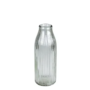 Melba Ribbed Vase, Glass - Sm Vase,Ceramic Vase