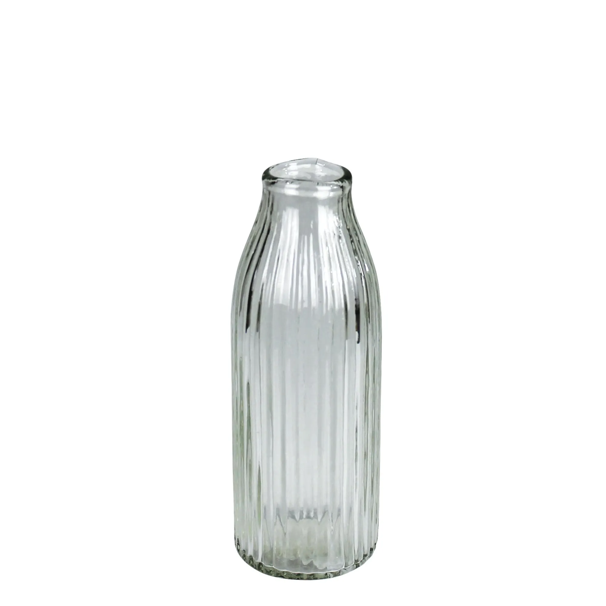 Melba Ribbed Vase, Glass - Sm Vase,Ceramic Vase