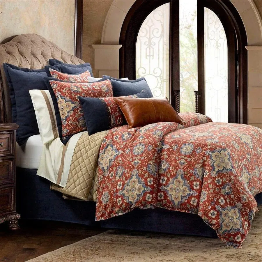 Melinda Navy Euro Sham