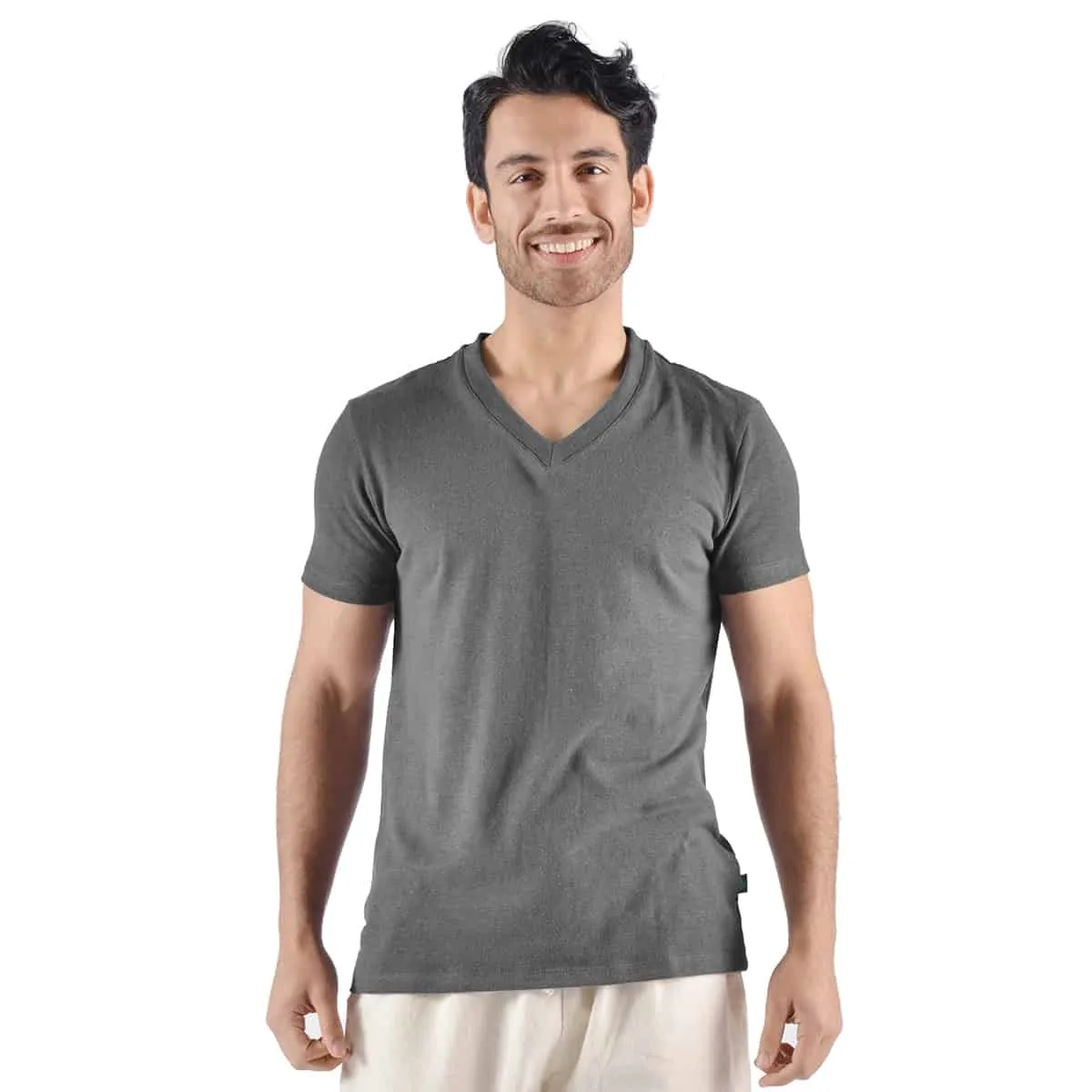 Men's Urban Hemp/OC V-neck tee