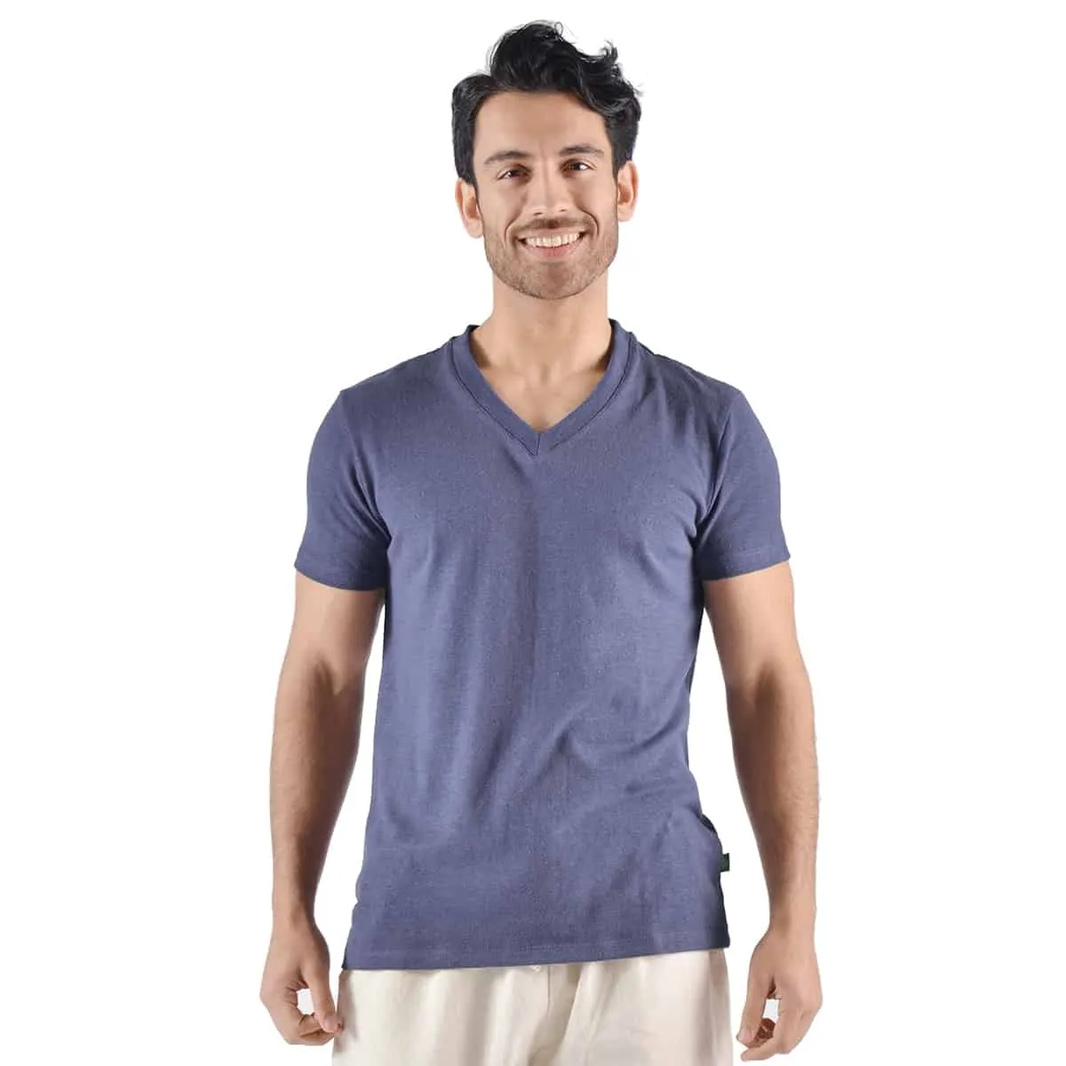Men's Urban Hemp/OC V-neck tee