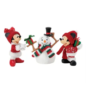 Merry and Magical Mickey and Minnie Figurine Decorative Mirror,Home Decor Mirror