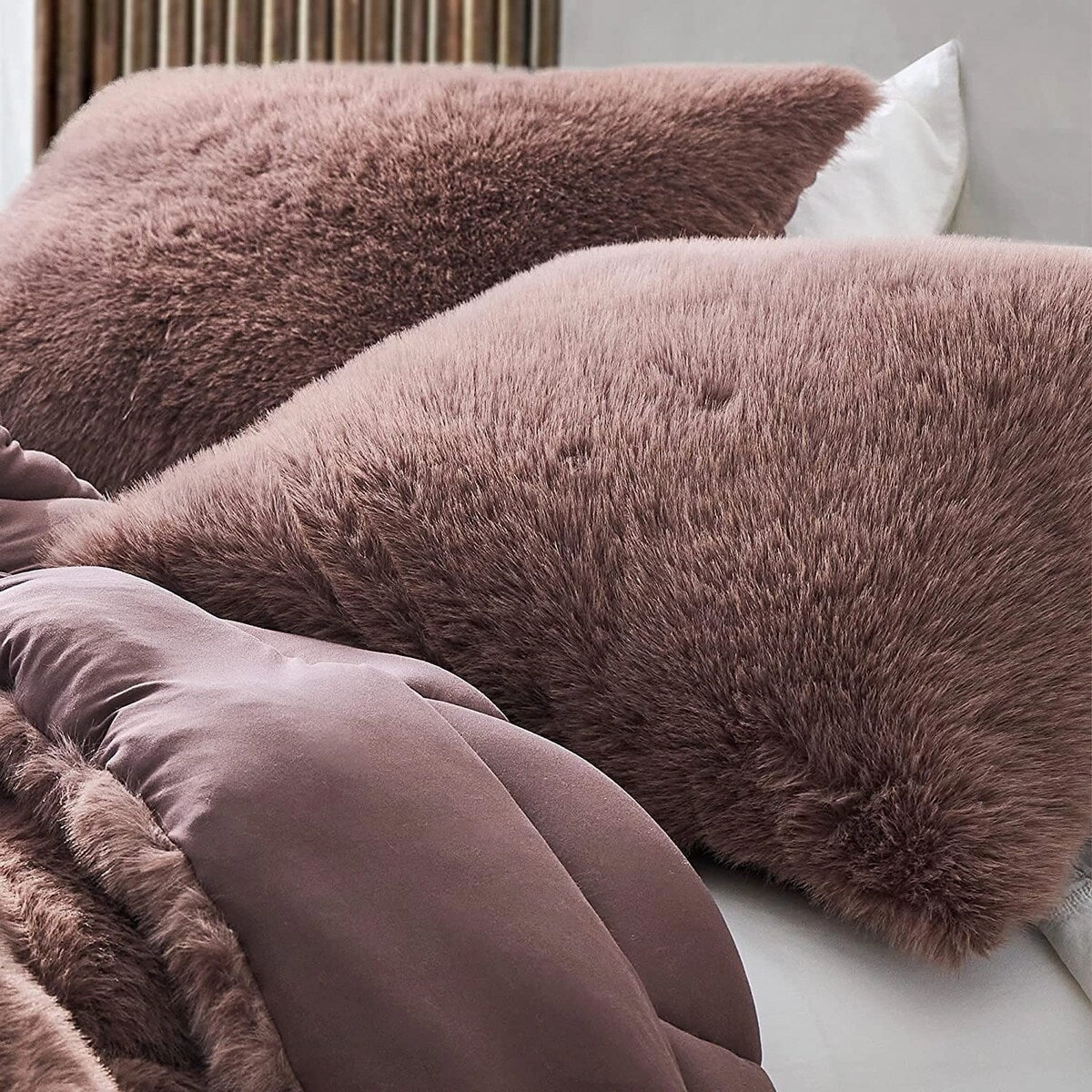 Messy Hair Day - Coma Inducer Pillow Sham - Chocolate Taupe pillowcases,cotton pillow covers,bed linen