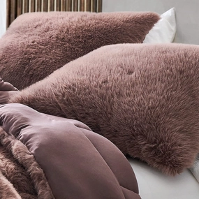 Messy Hair Day - Coma Inducer Pillow Sham - Chocolate Taupe pillowcases,cotton pillow covers,bed linen