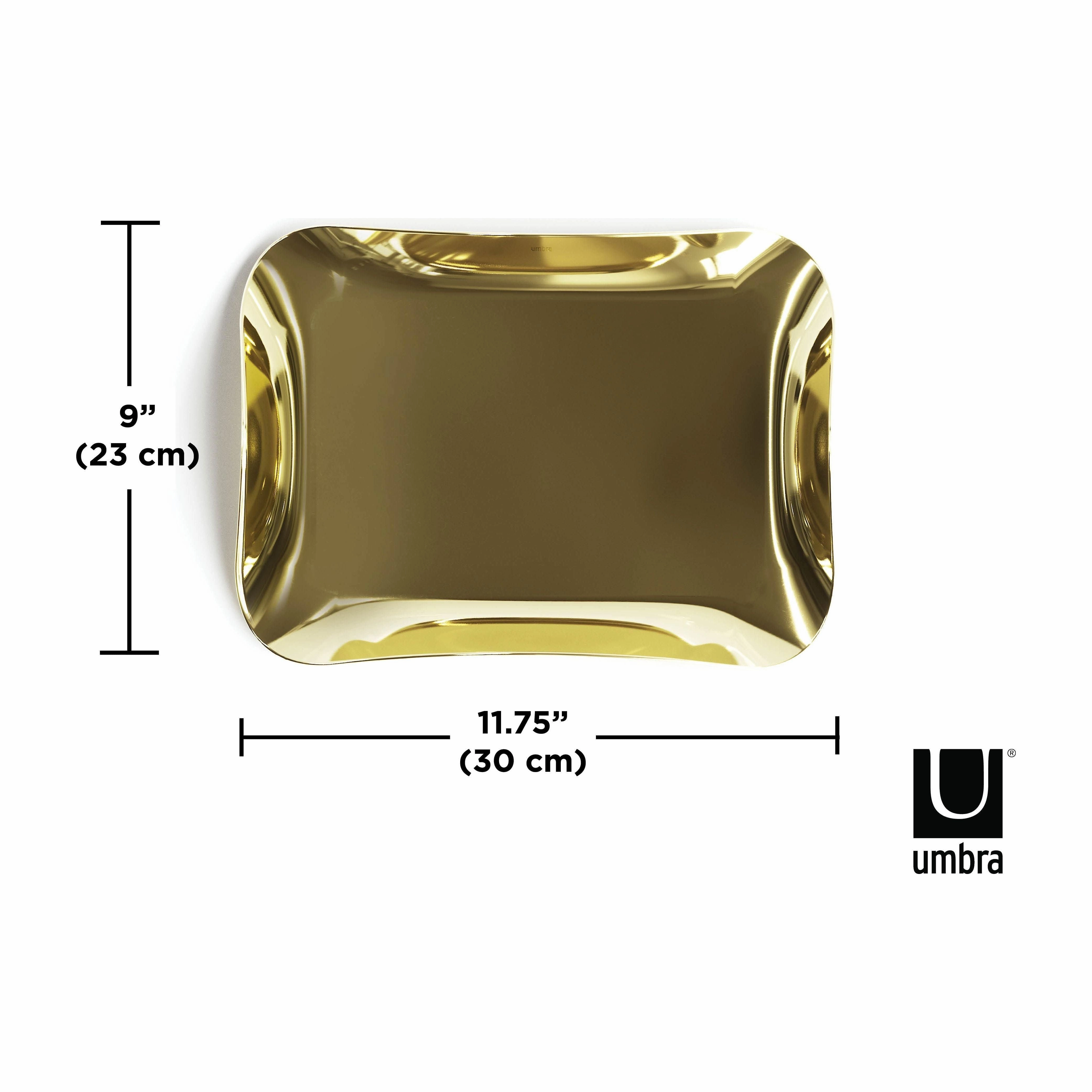 Metallic Wave Tray