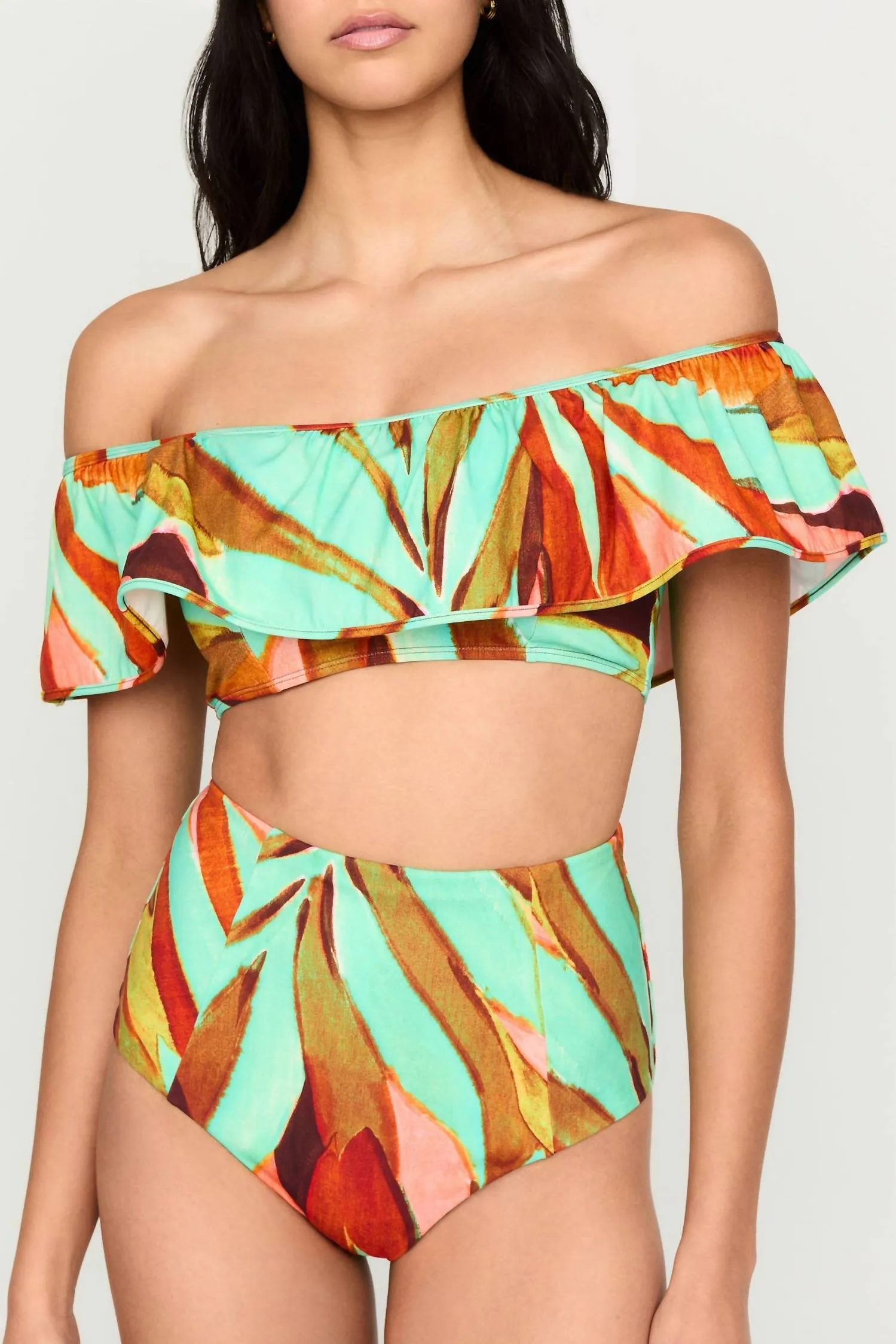Micha Swim Bottom In Tropical Coral