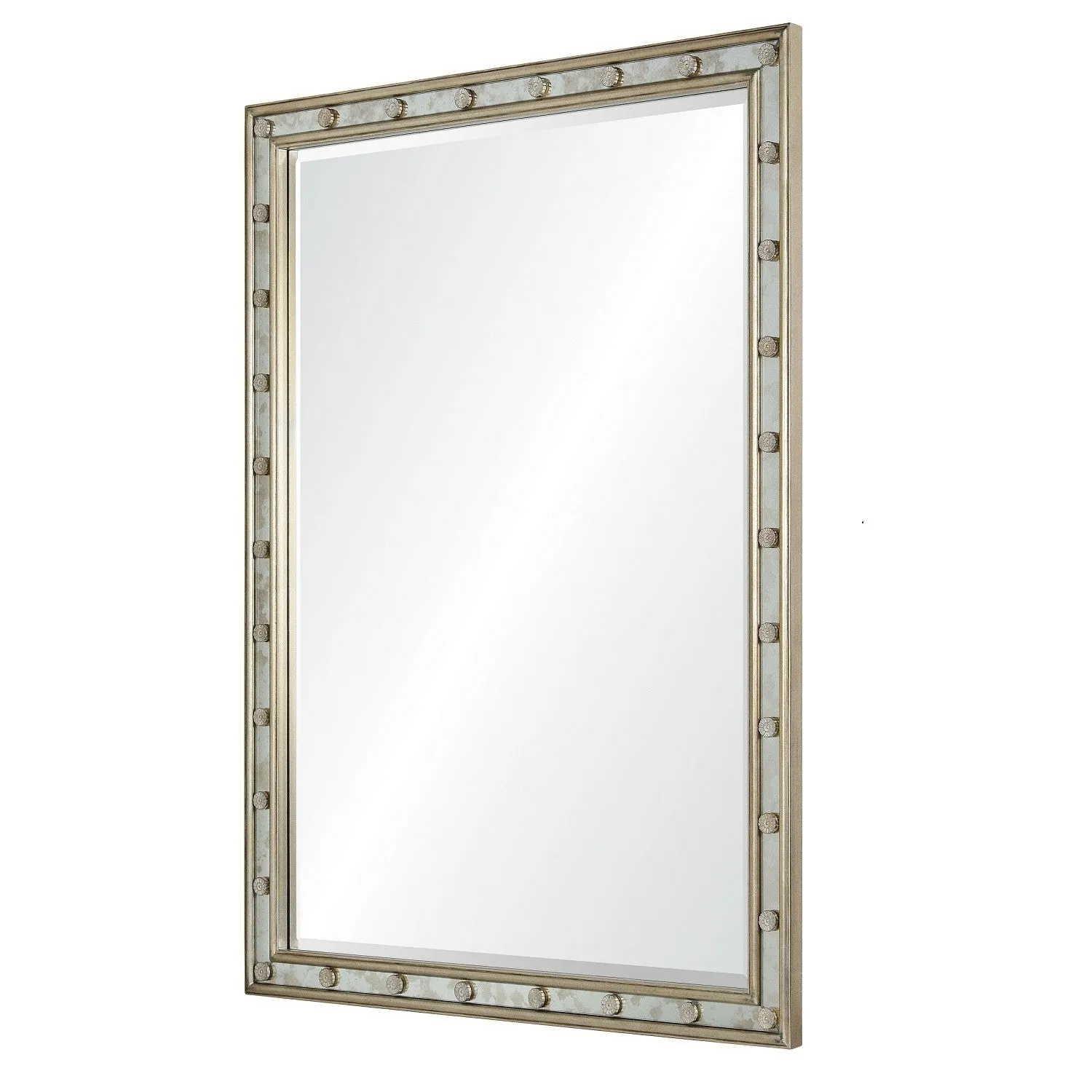 Michael S. Smith. Hand Carved Rectangular Framed Wall Mirror