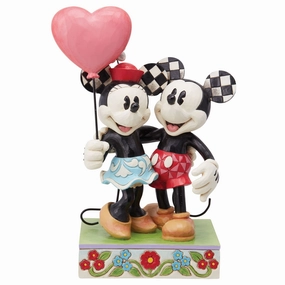Mickey & Minnie Heart Balloon Decorative Mirror,Wall Mirror
