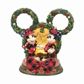 Mickey & Minnie LED Diorama FE Decorative Mirror,Wall Mirror