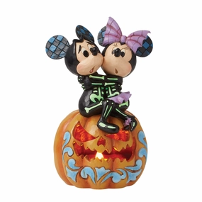 Mickey&Minnie Scared Skeletons Decorative Mirror,Wall Mirror
