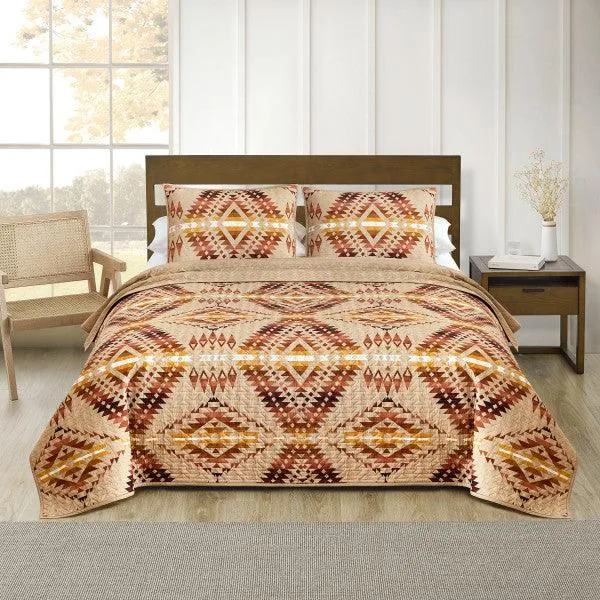 Mission Trails Irish Cream Coverlet Set bedding set, comforter set