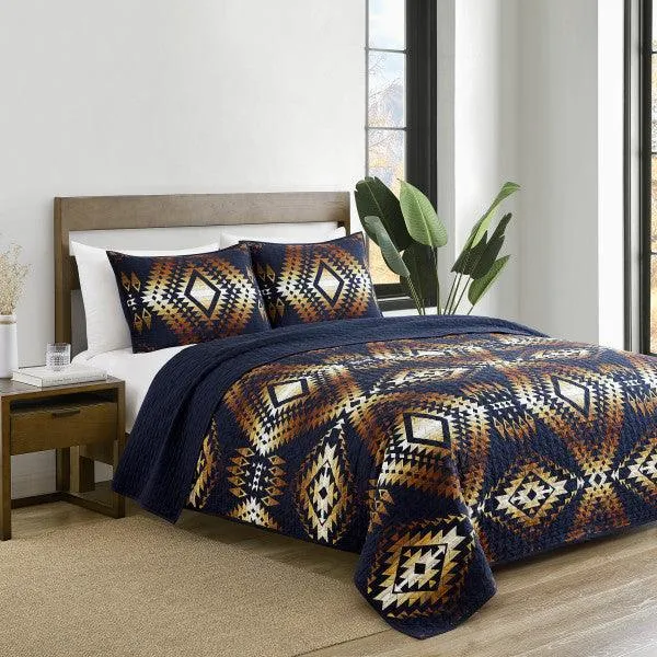 Mission Trails Sky Captain Coverlet Set