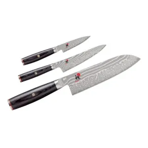 Miyabi 3-Piece Santoku, Prep Knife and Paring Knife Set, 1019602 jute rug, burlap rug