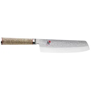 Miyabi 7-inch Nakiri Knife 1002015 jute rug, burlap rug