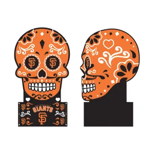 MLB San Francisco Giants Sugar Skull Decorative Mirror,Home Decor Mirror